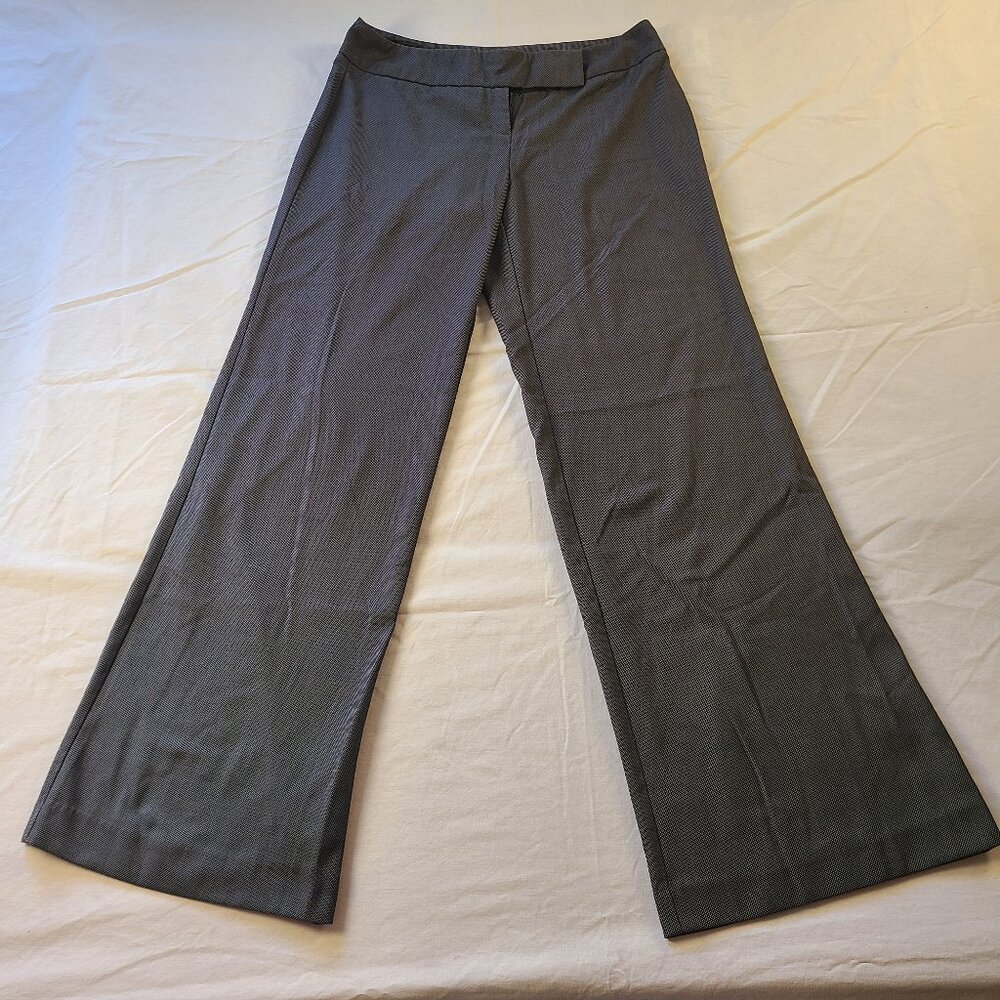 New York & Company Women's Dress Pants Size 6 Dark Gray/Black